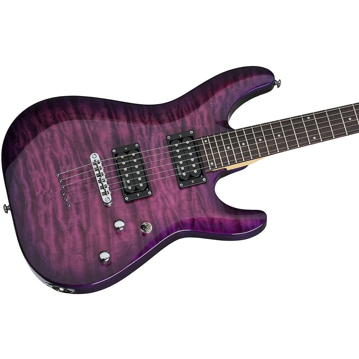 Amazon | Schecter C-6 Plus ソリッドボディエレキギター、EM | エレキ