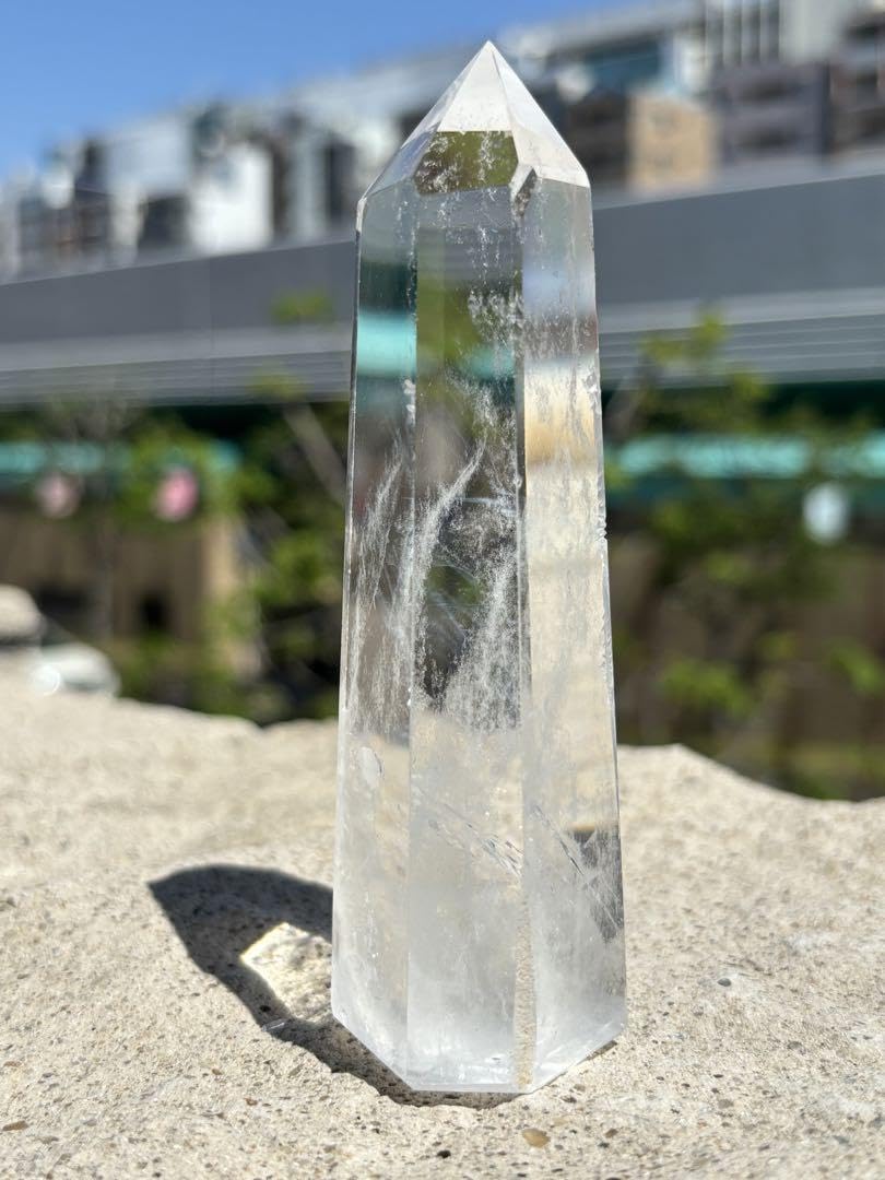 Amazon.co.jp: 強力浄化龍彫り水晶タワーヒマラヤ産 R25 : ホーム