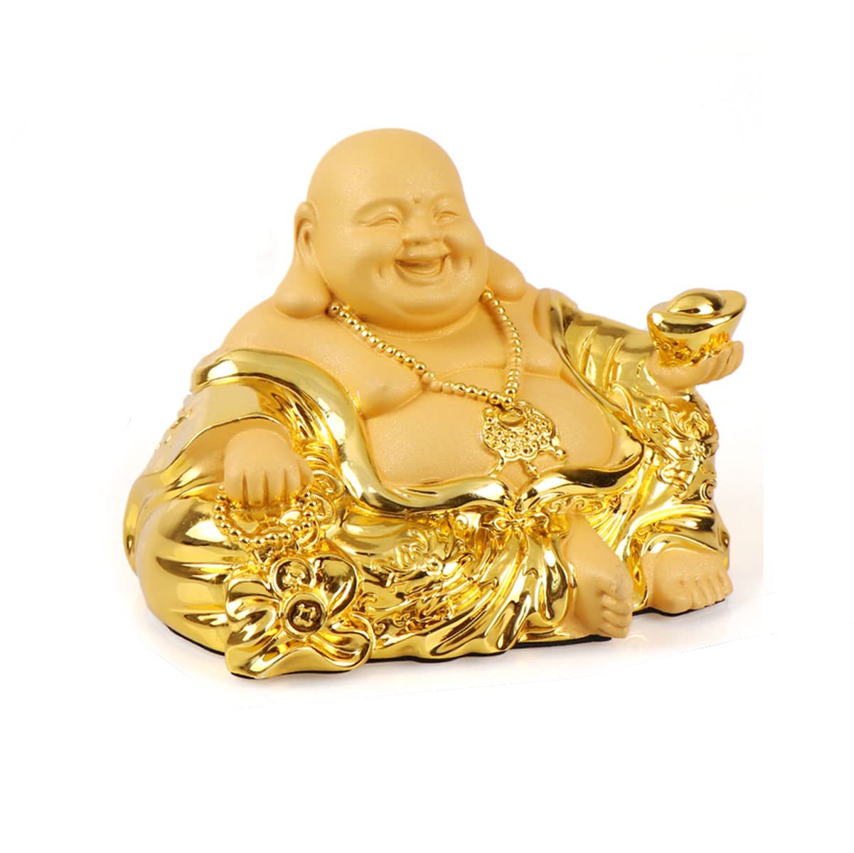 Amazon.co.jp: 仏像 七福神 布袋様 布袋 置物 ゴールド 布袋さん 置物