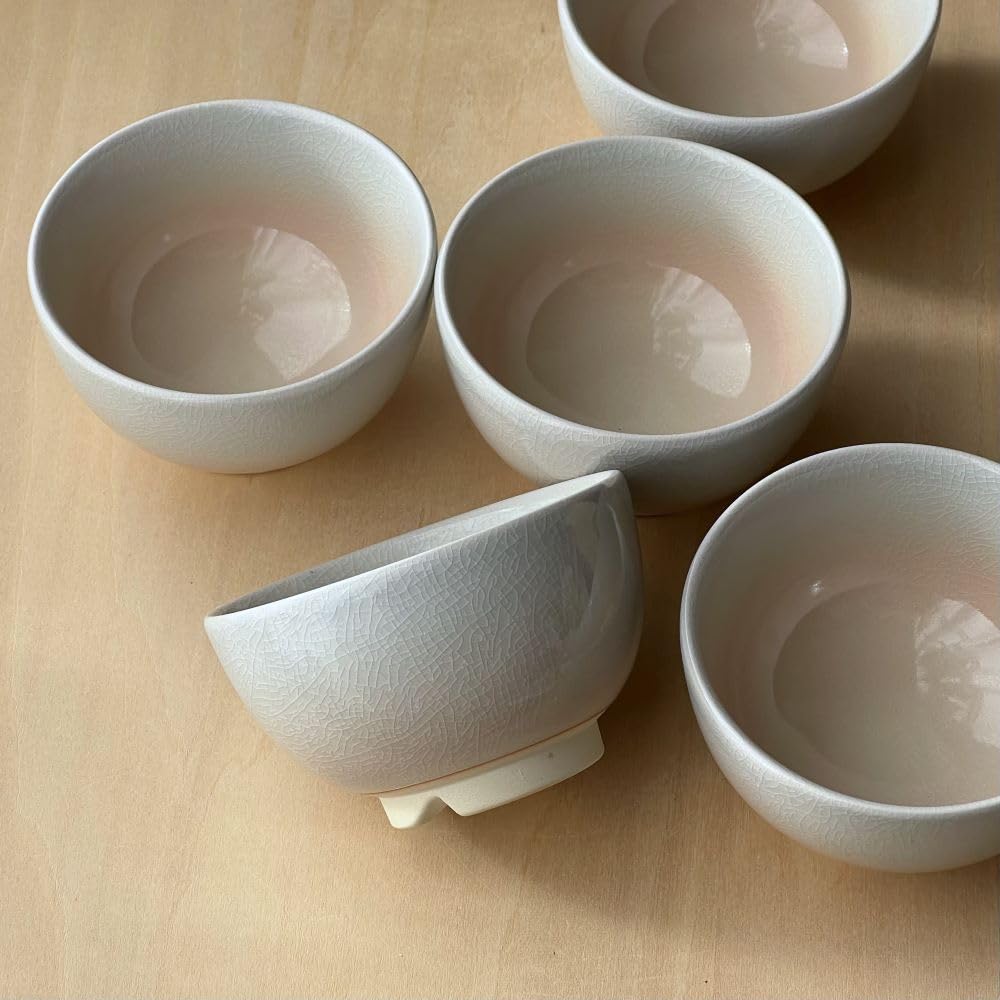 Amazon | 風景ドットコム 萩焼 汲み出し 5客揃 日本製 煎茶 湯のみ