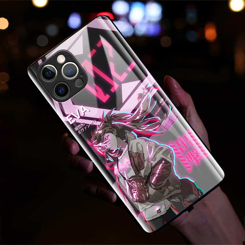 Amazon.co.jp: YGYH 新世紀エヴァンゲリオン スマホケース 光る Iphone