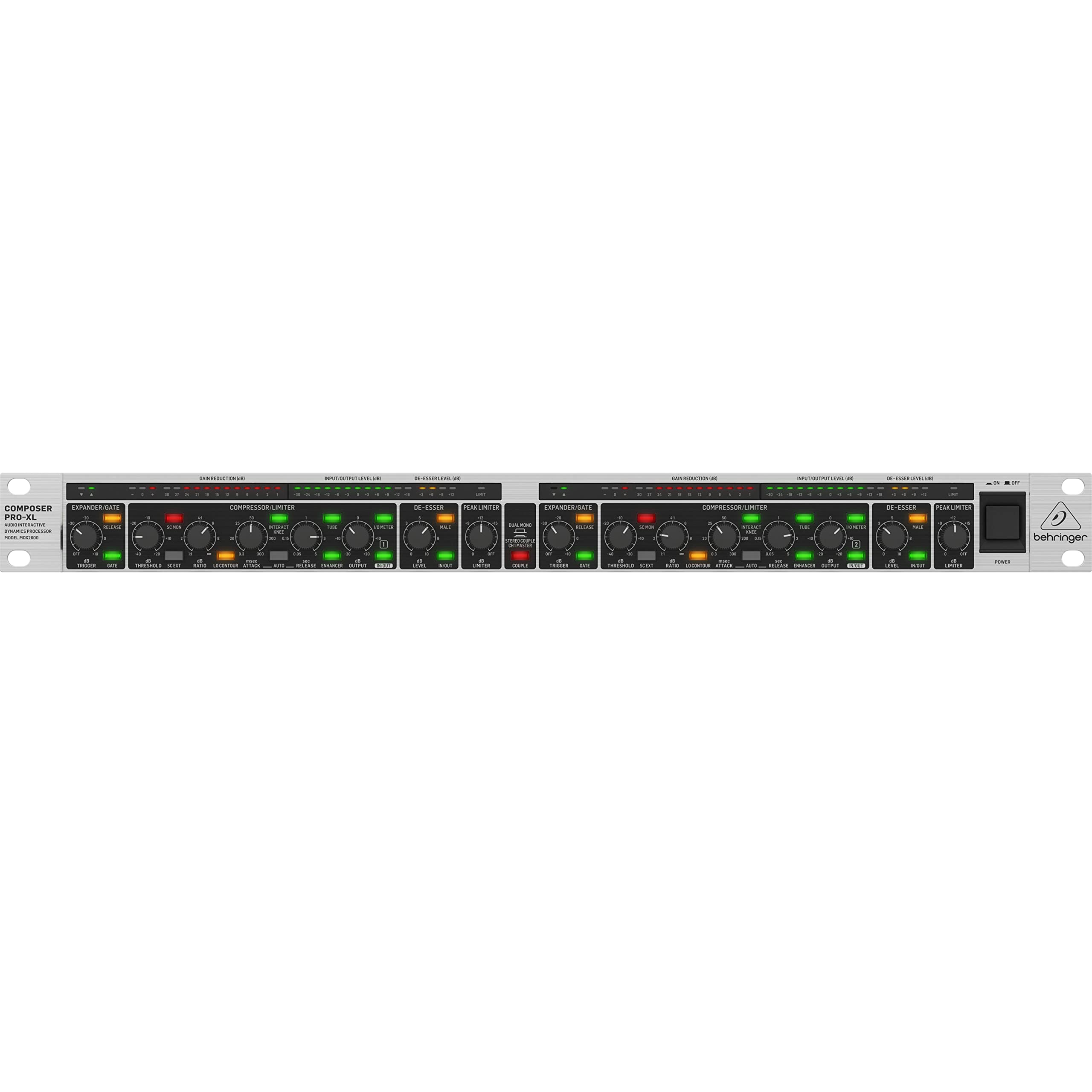 Amazon.com: Behringer Composer Pro-XL MDX2600 Compressor with De