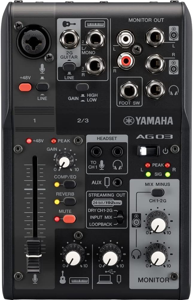 Amazon.co.jp: ヤマハ(YAMAHA) ライブストリーミングミキサー 3
