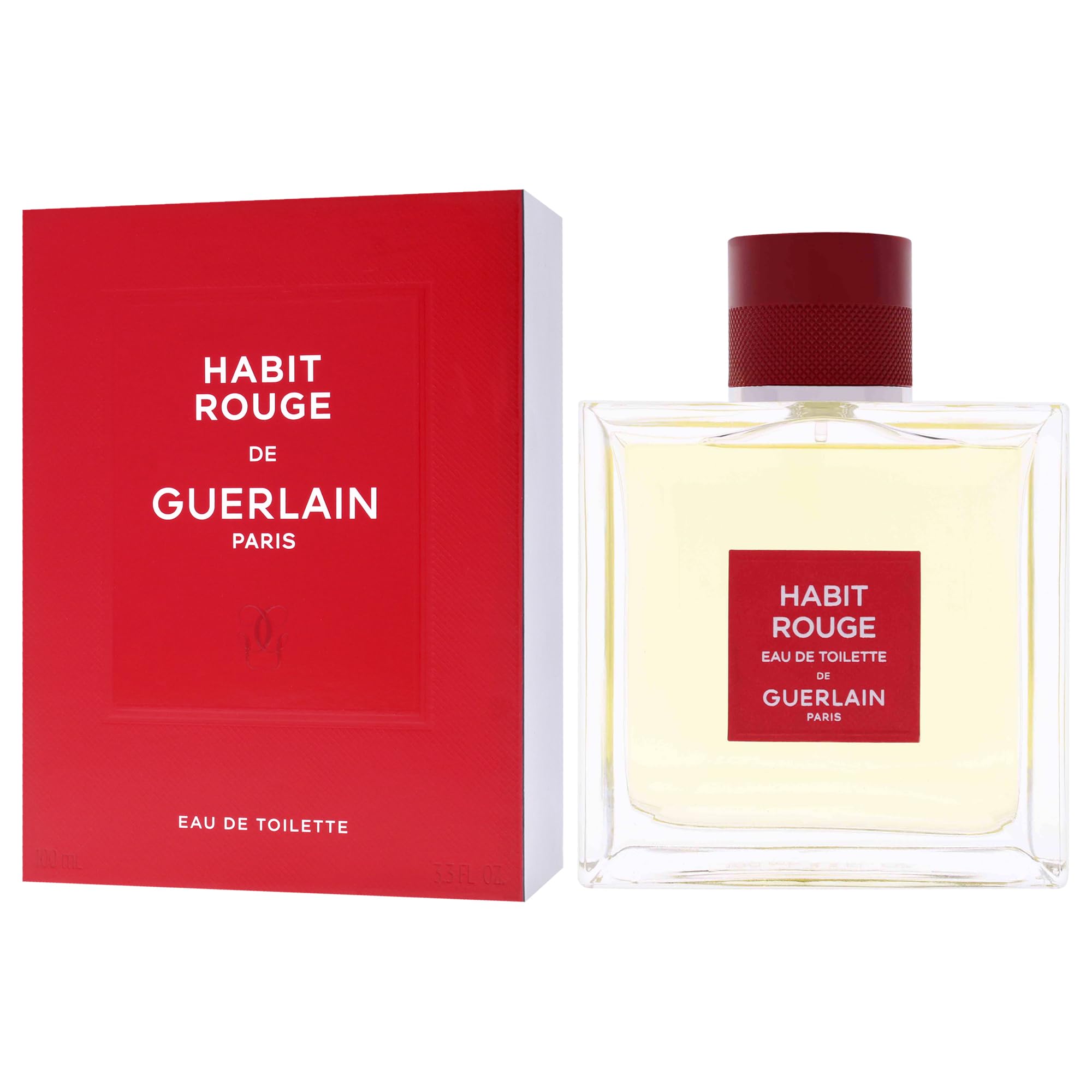 Amazon.com : HABIT ROUGE by Guerlain, EDT SPRAY 3.3 OZ (NEW