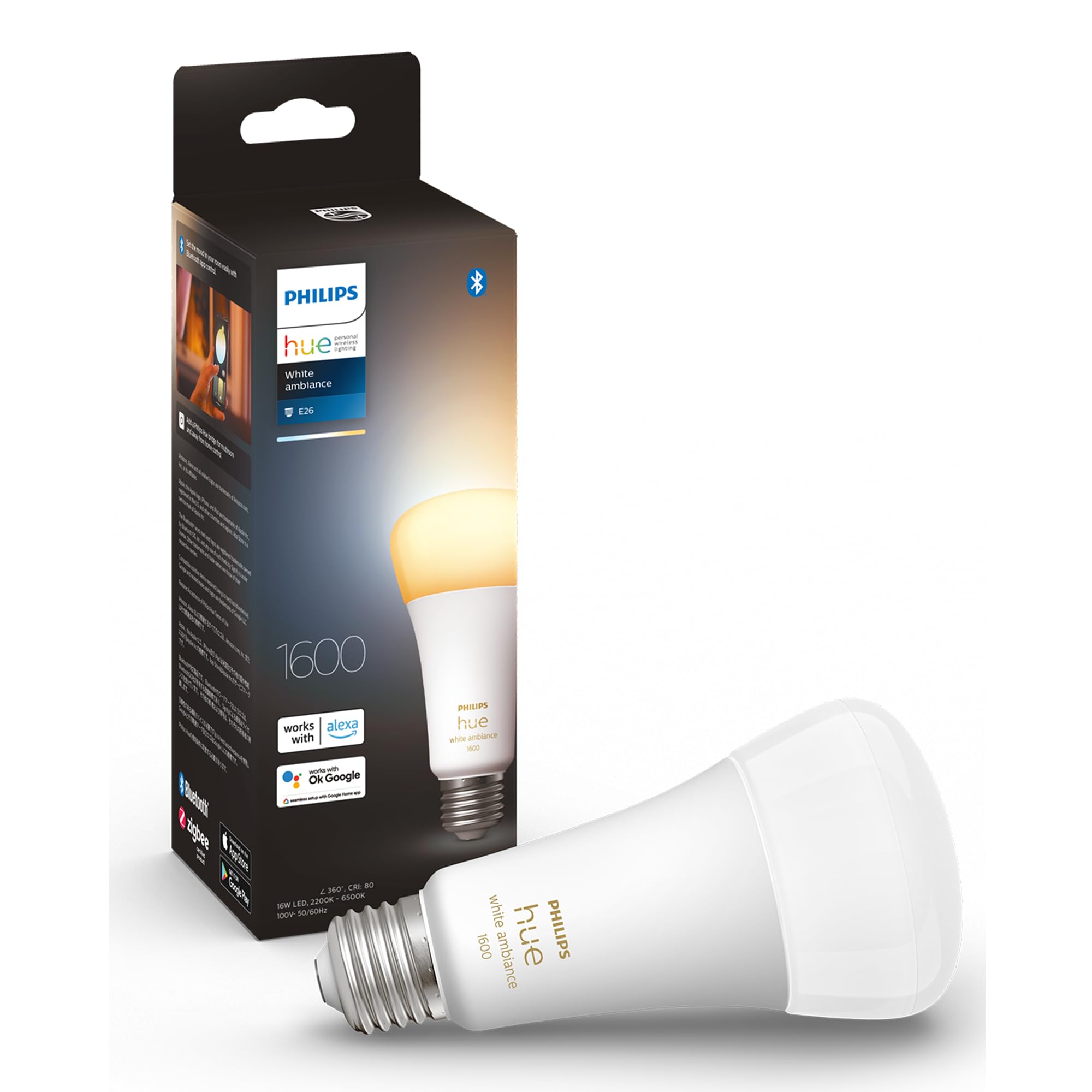 Amazon | フィリップスヒュー(Philips Hue) スマート電球 E26 100W相当