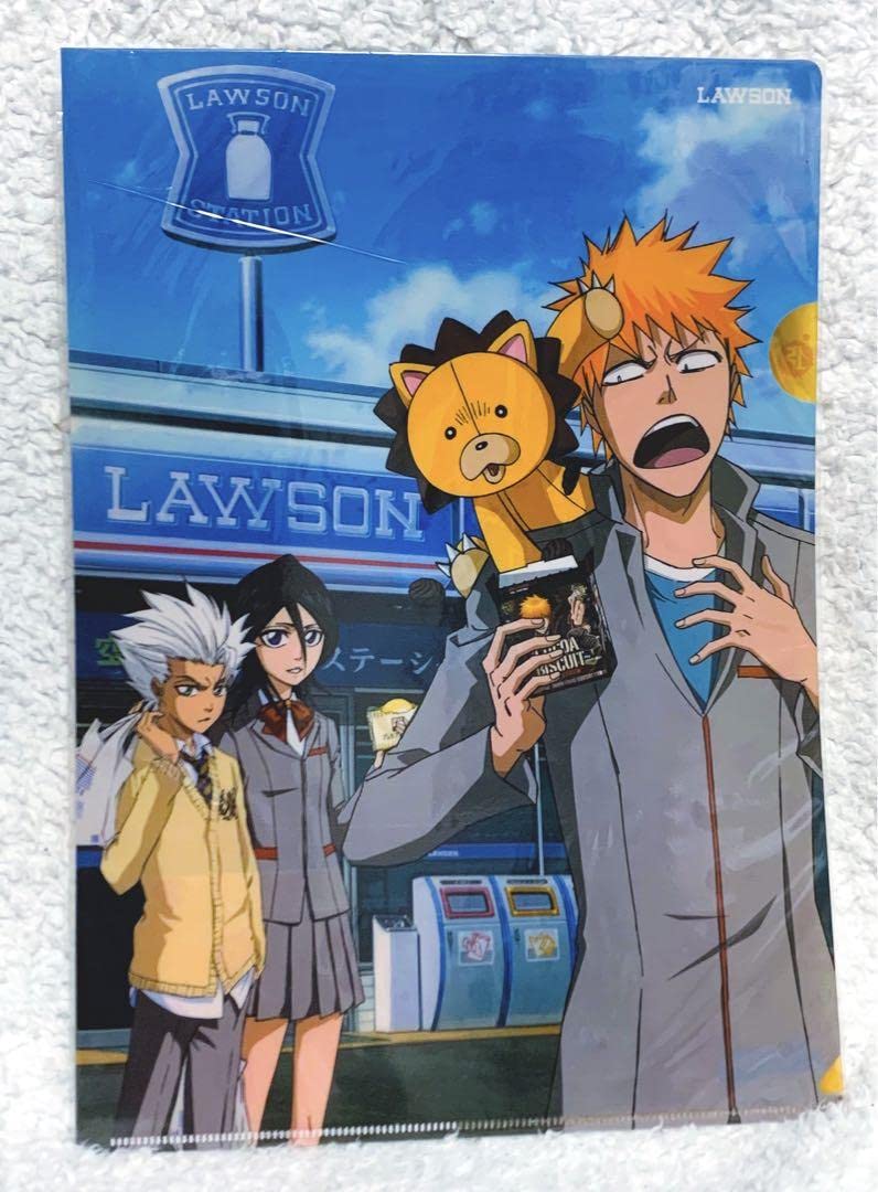 Amazon.co.jp: ブリーチ BLEACH ローソン クリアファイル 一護 ルキア