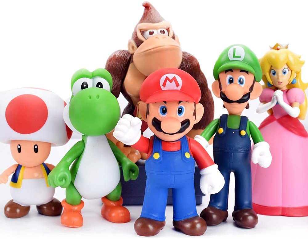 Amazon.co.jp: Usoway マリオフィギュアトイ - マリオ&ルイージ