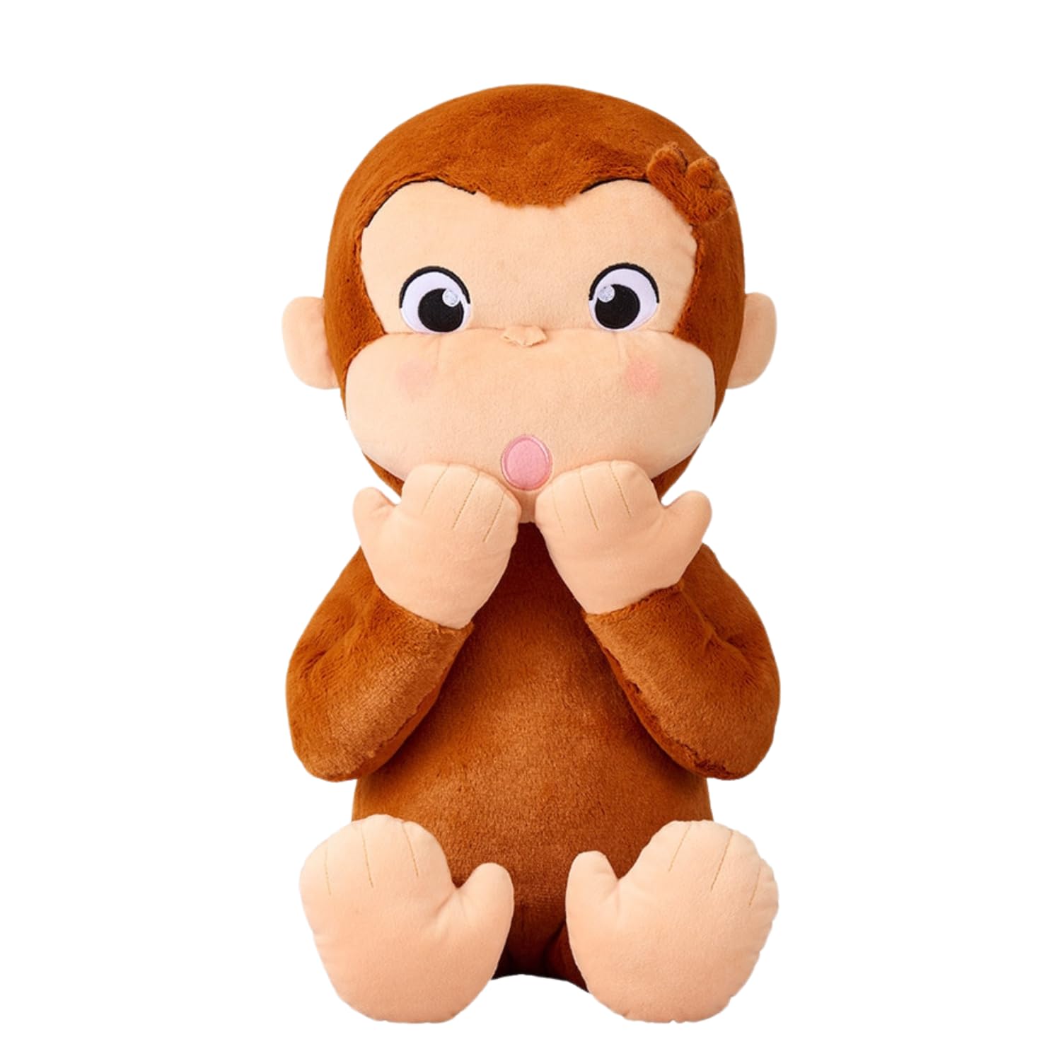 Amazon.co.jp: おさるのジョージ スーパーラージ ぬいぐるみ ～はずか