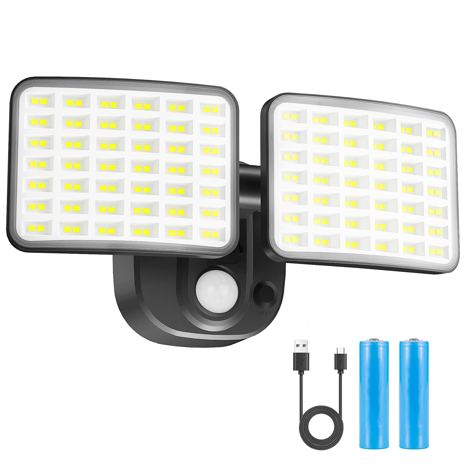 YTKIH Rechargeable Battery Operated Lights 2500LM & 4000LM Motion