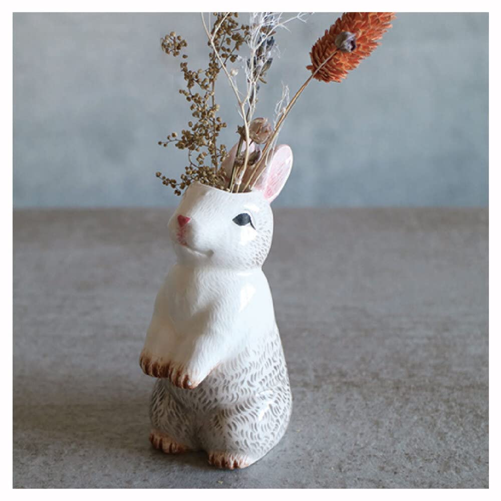 Amazon.co.jp: グローバルアロー Animal Vase(C) Rabbit サイズ:約約φ7