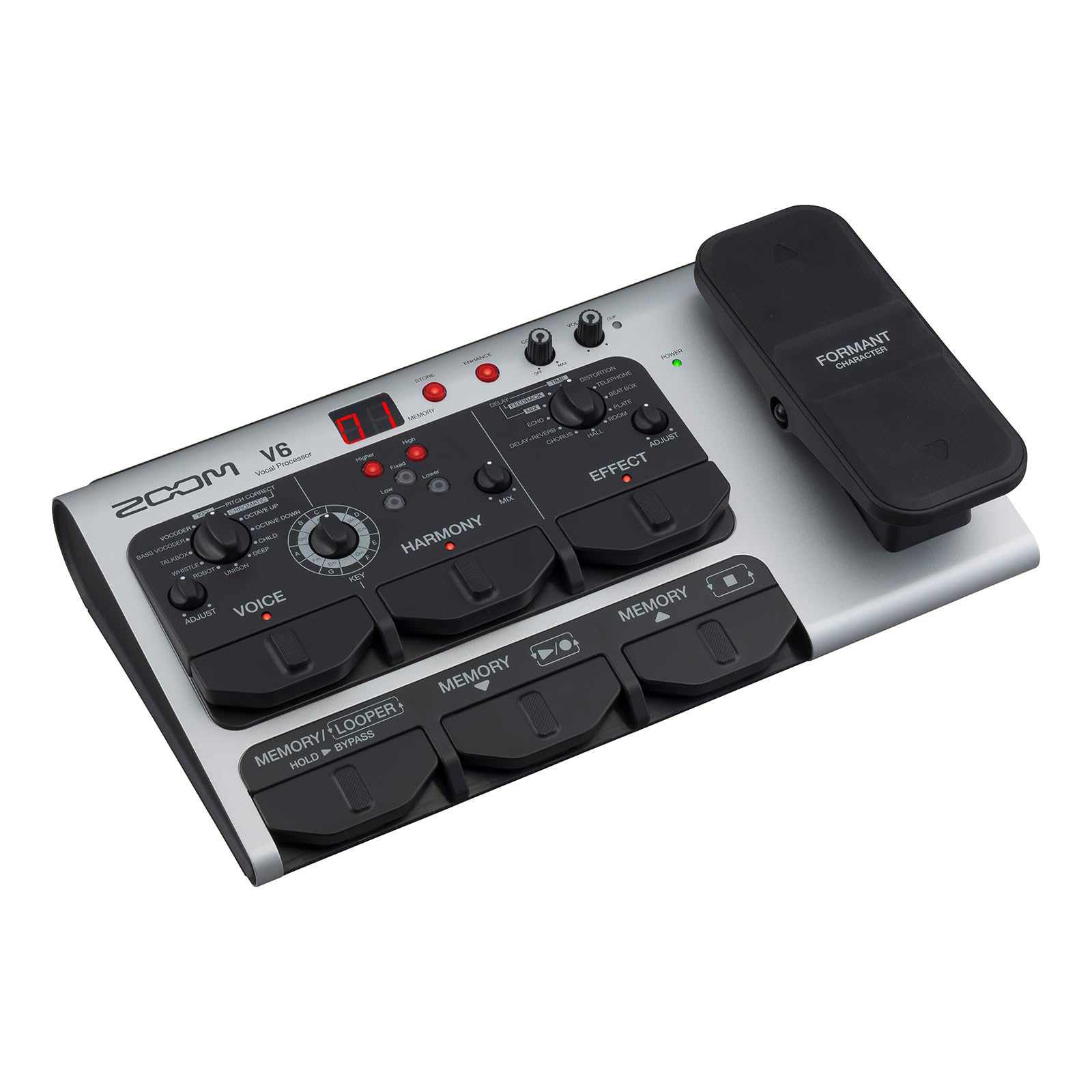 Amazon.co.jp: ZOOM ボーカルエフェクター ボイスチェンジャー V6-SP