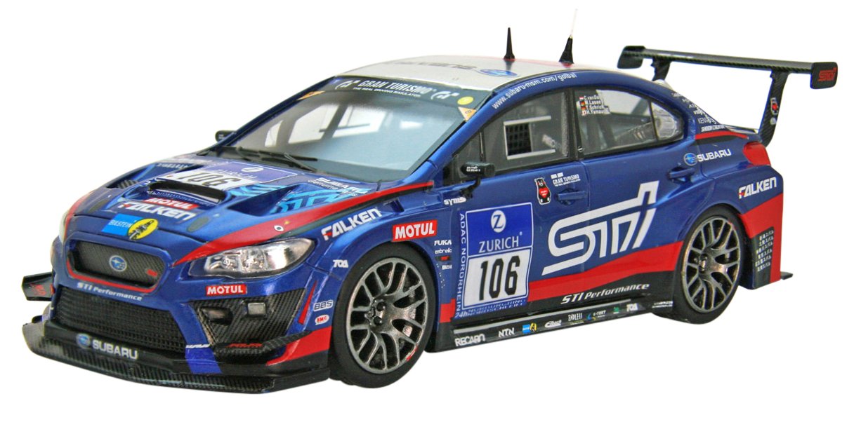 Amazon | エブロ 1/43 スバル WRX STI ニュルブルクリンク 24時間