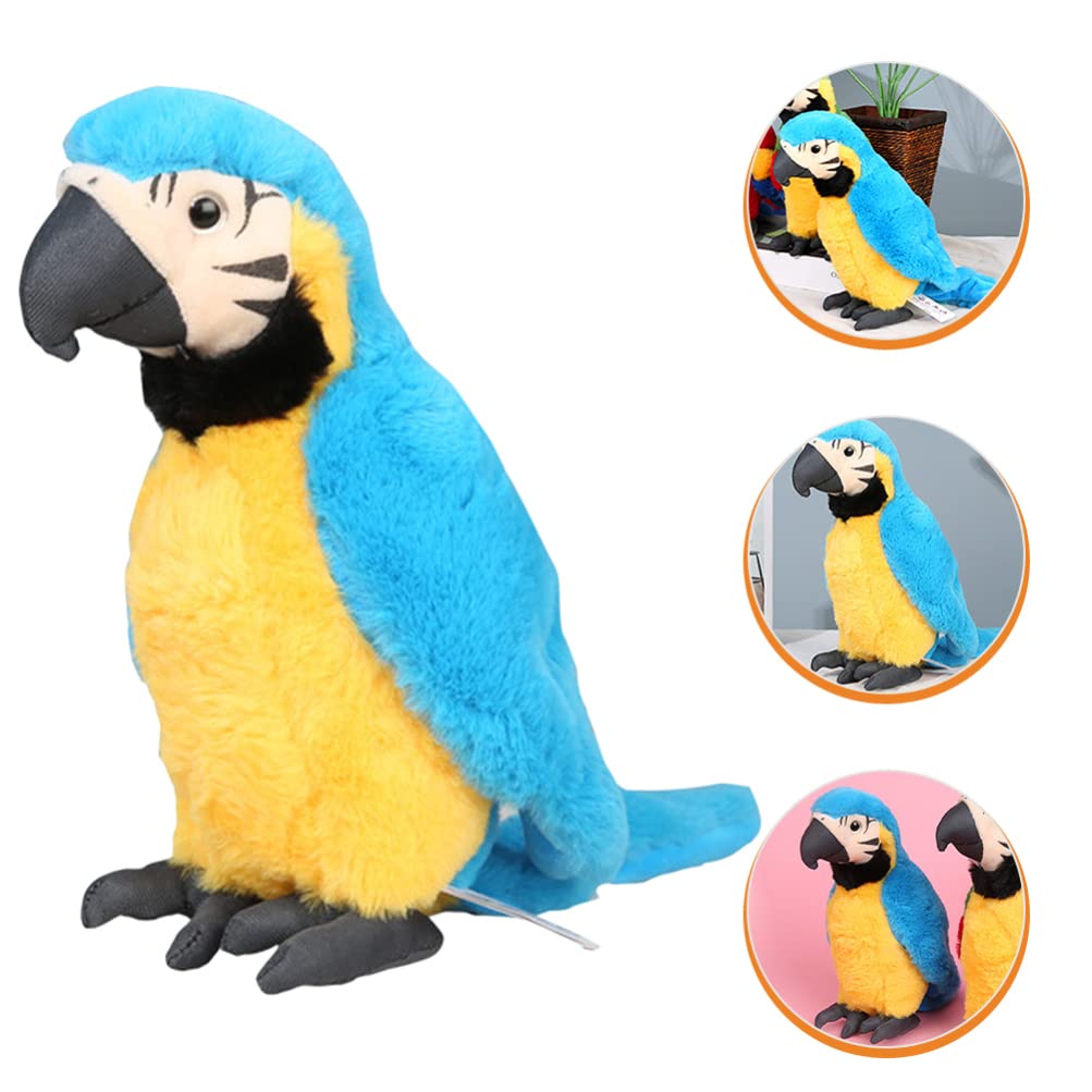 Amazon.co.jp: Zerodeko オウム おもちゃ ぬいぐるみ ふわふわ 青