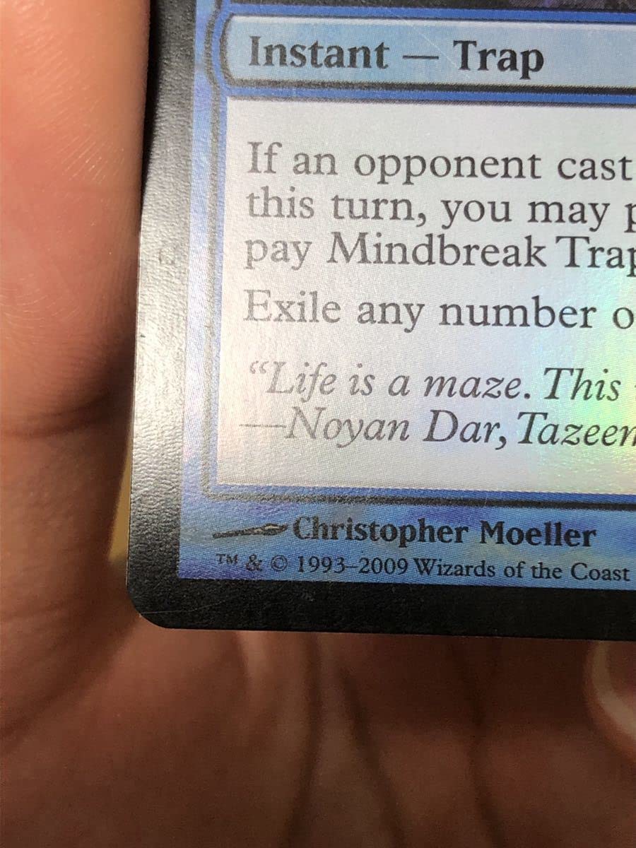 Amazon.co.jp: [MTG][英語FOIL] 精神壊しの罠/Mindbreak Trap [ZEN