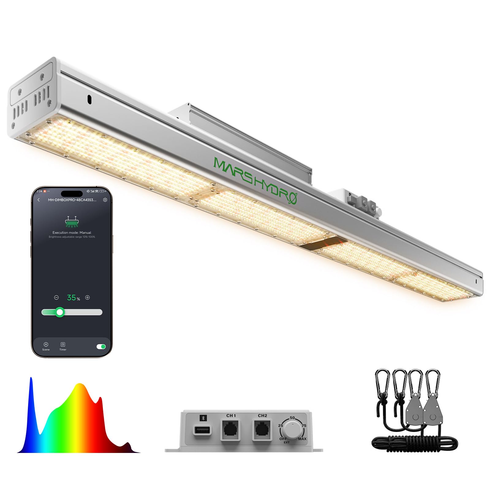 MARS HYDRO SP3000 Led Grow Lights for Greenhouse, Full Spectrum