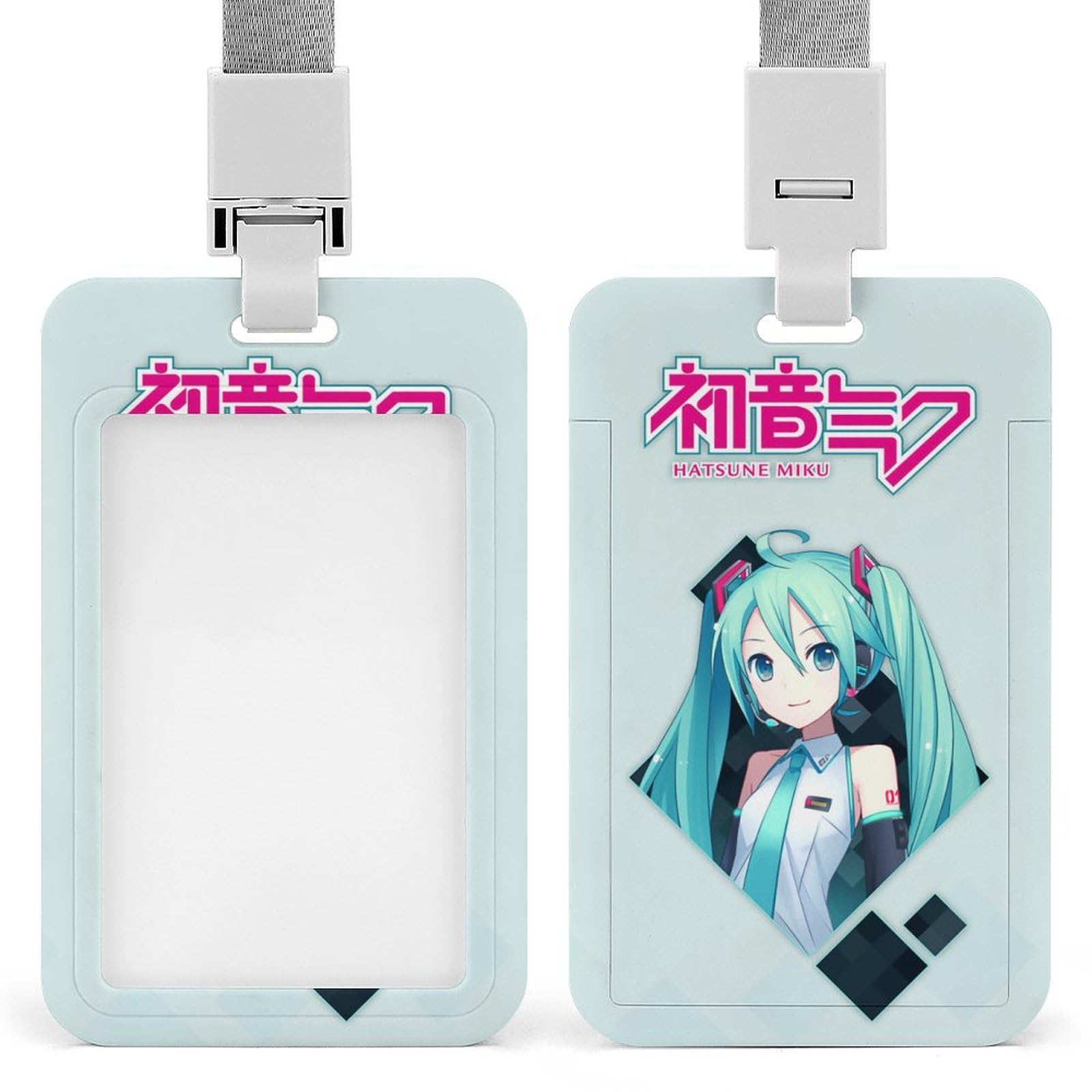 Amazon.co.jp: IDカードホルダー 初音ミク Miku 美少女 萌え 社員証