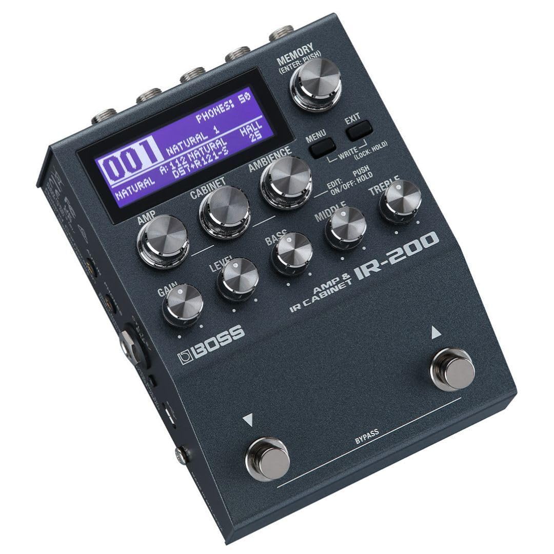 Amazon.com: BOSS IR-200 AMP & IR CABINET PEDAL – Pedal-based Amp