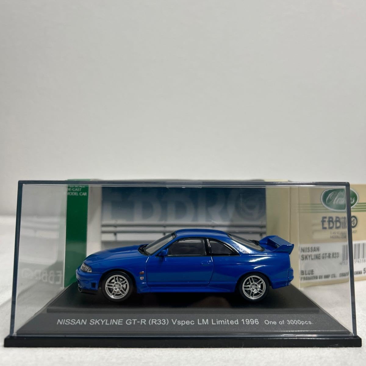 Amazon | EBBRO 1/43 NISSAN SKYLINE GT-R R33 V-spec LM Limited Blue