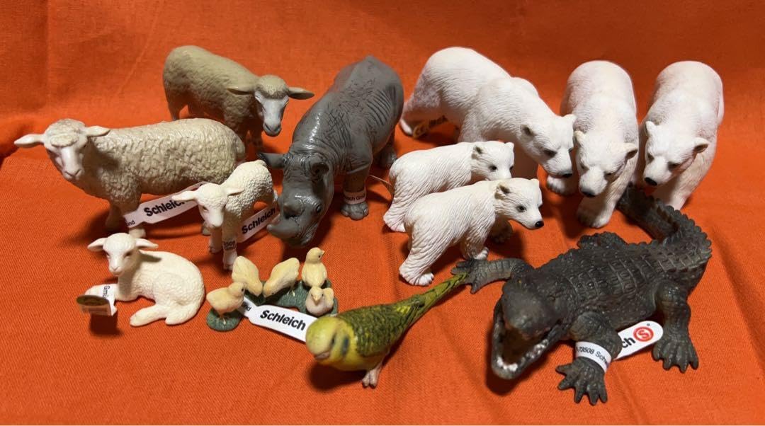 Amazon.co.jp: ※バラ売り ※Schleich シュライヒ タグ 54体セット 廃盤