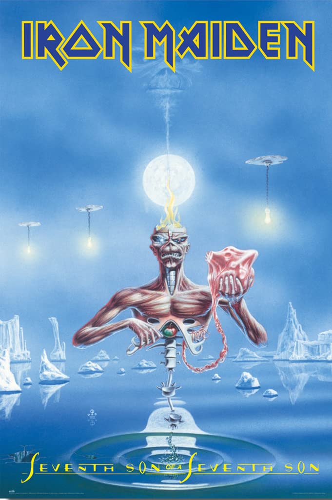 Amazon.com: Iron Maiden - Music Poster (Seventh Son Of A Seventh