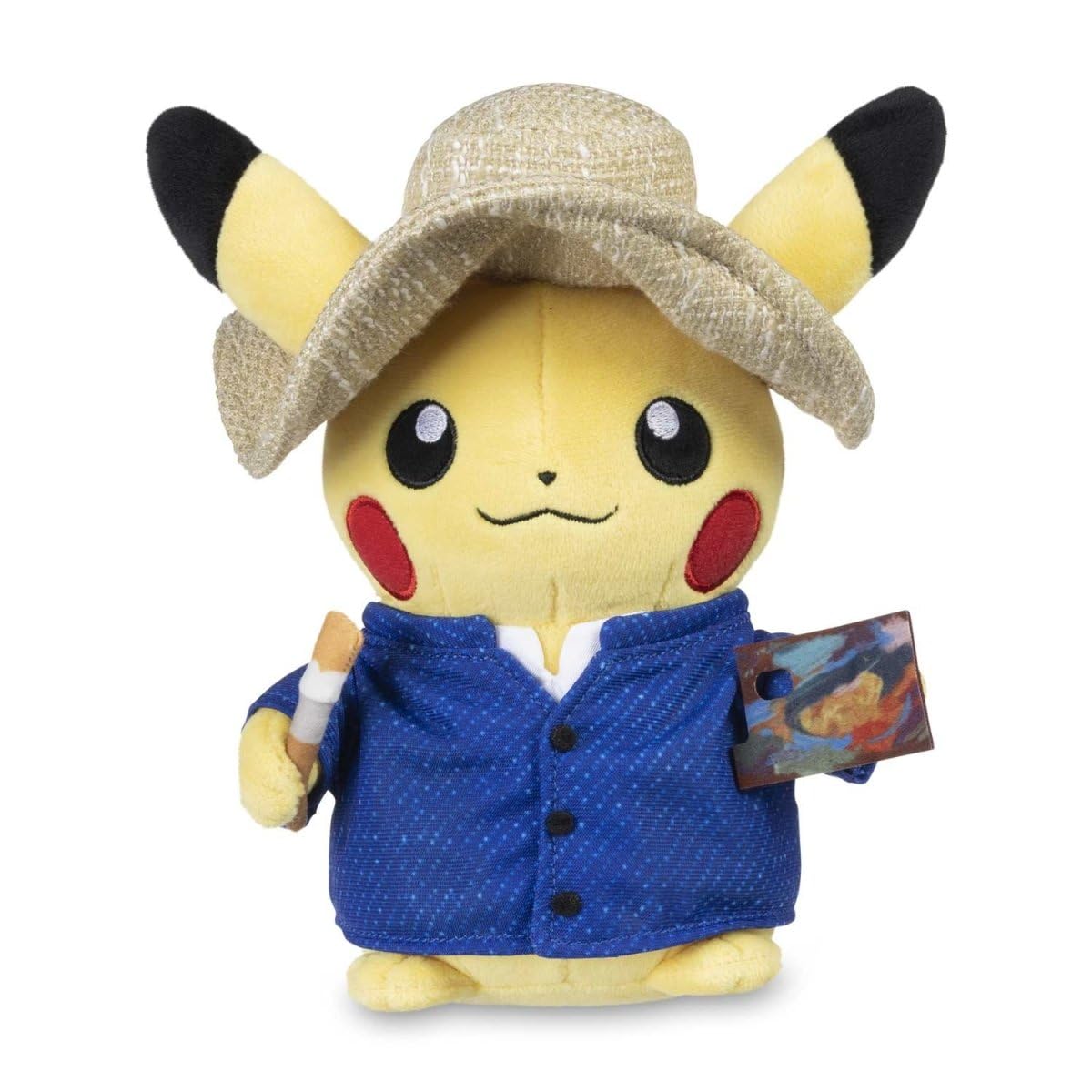 Amazon.co.jp: ポケモンセンター × ゴッホ美術館:ピカチュウぬいぐるみ