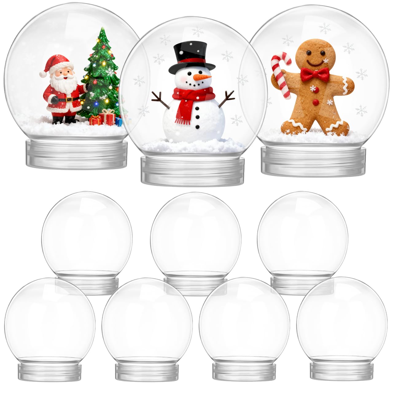 Amazon.co.jp: Gadpiparty クリスマス スノードーム 容器 スノーボール