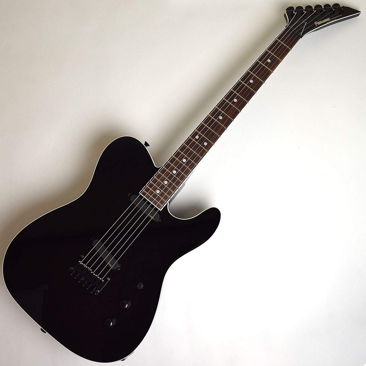 Amazon.co.jp: FERNANDES TEJ-DELUXE 2S BLK エレキギター : Musical