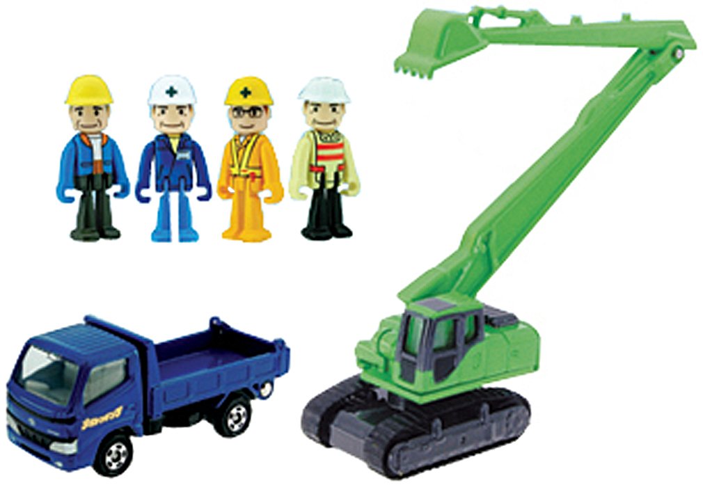 Amazon.co.jp: トミカ ギフト メガトンダンプとあそぼう!建設車両