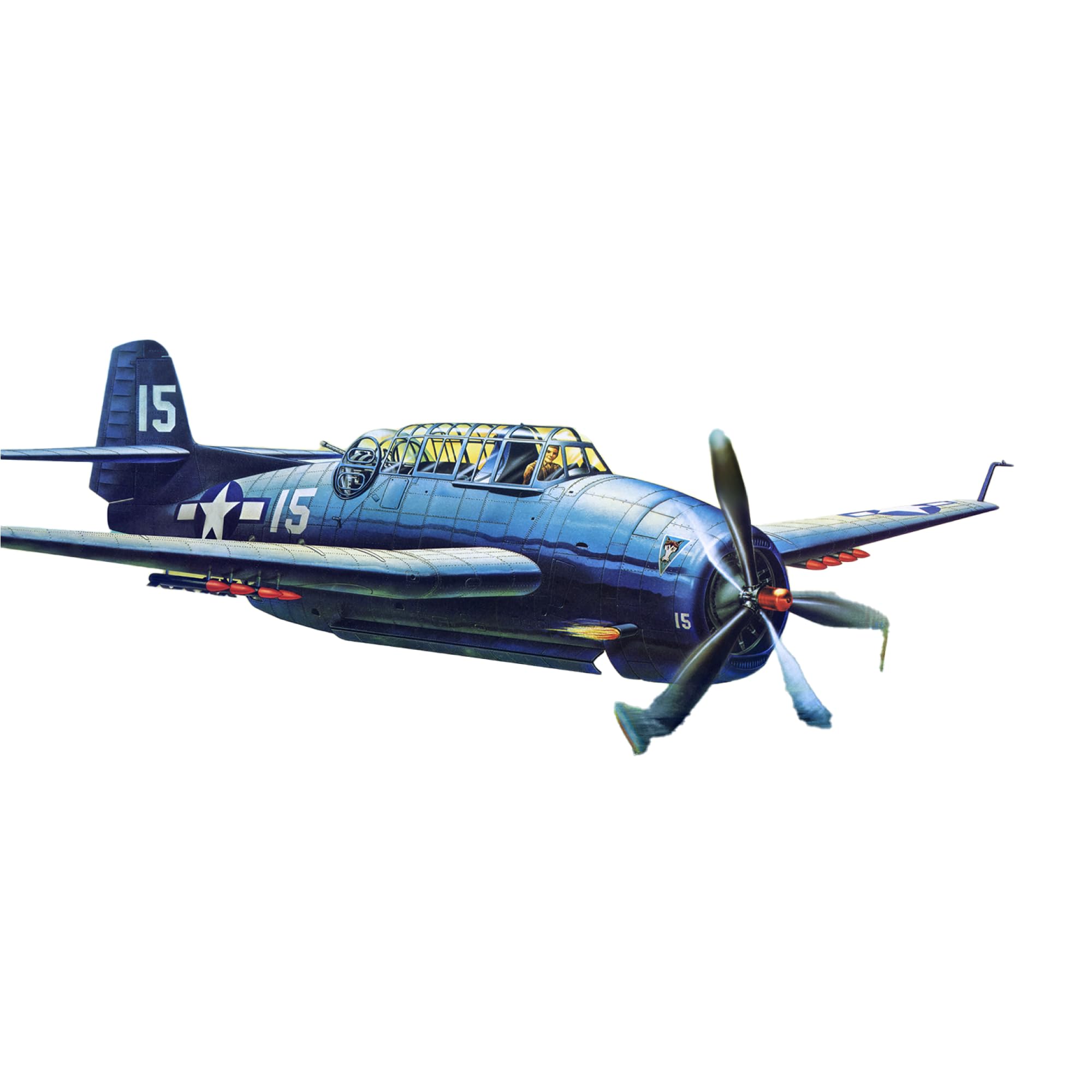 Amazon | AMT 1/48 第二次世界大戦 アメリカ海軍 雷撃機 TBF-1