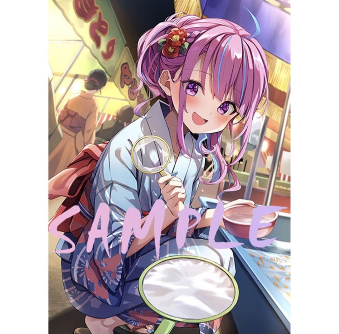 Amazon.co.jp: 「湊あくあ」タペストリー夏祭り ホロラ : ホーム＆キッチン