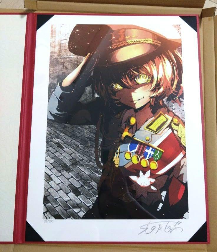 Amazon.co.jp: 幼女戦記 直筆サイン入り描き下ろしアートグラフ 限定