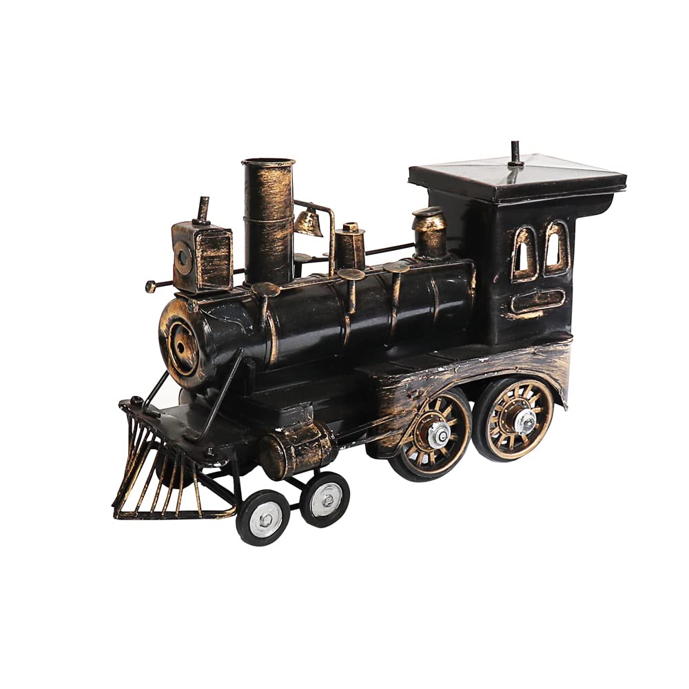 Amazon.co.jp: Merucy 汽車 蒸気機関 機関車 列車 置物 レトロ