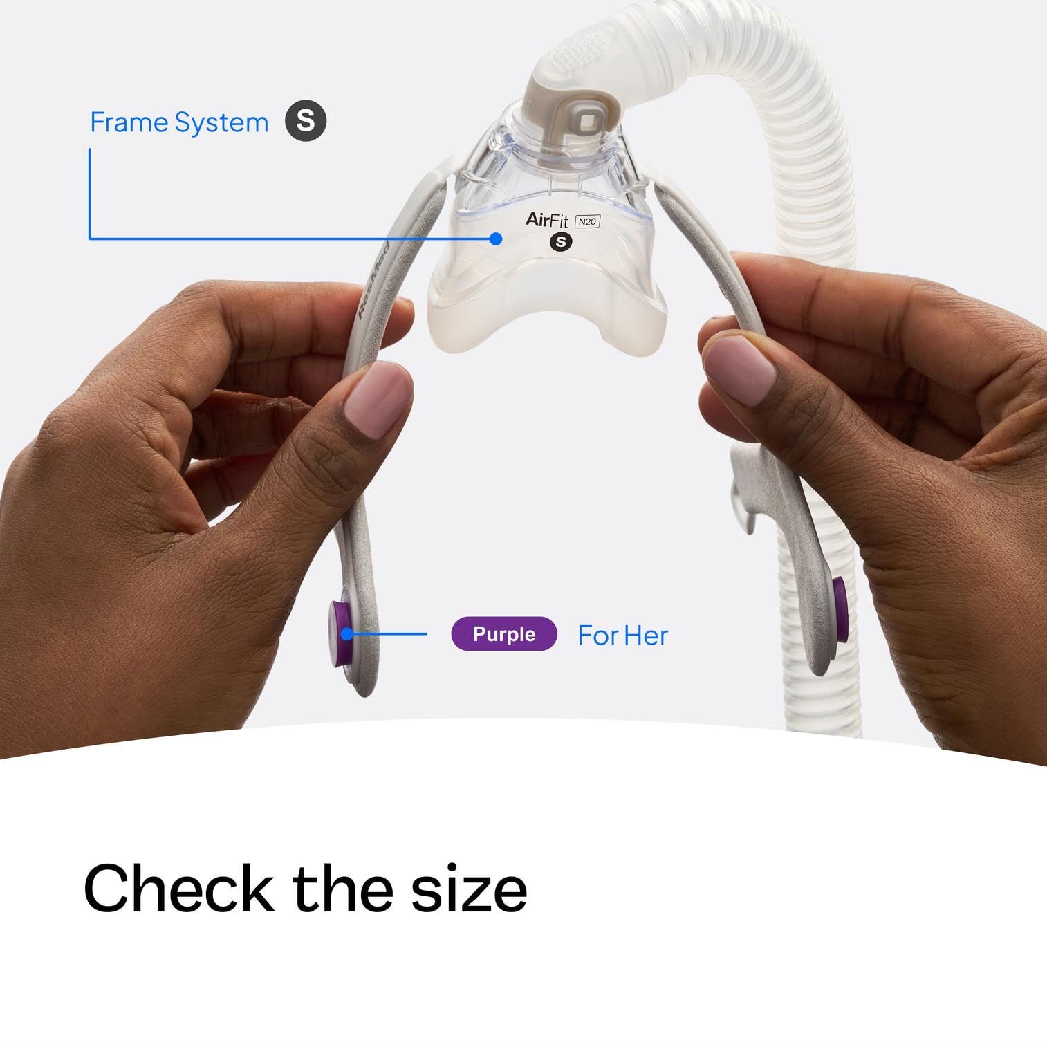 Amazon.com: ResMed AirFit N20 for Her Replacement Frame System