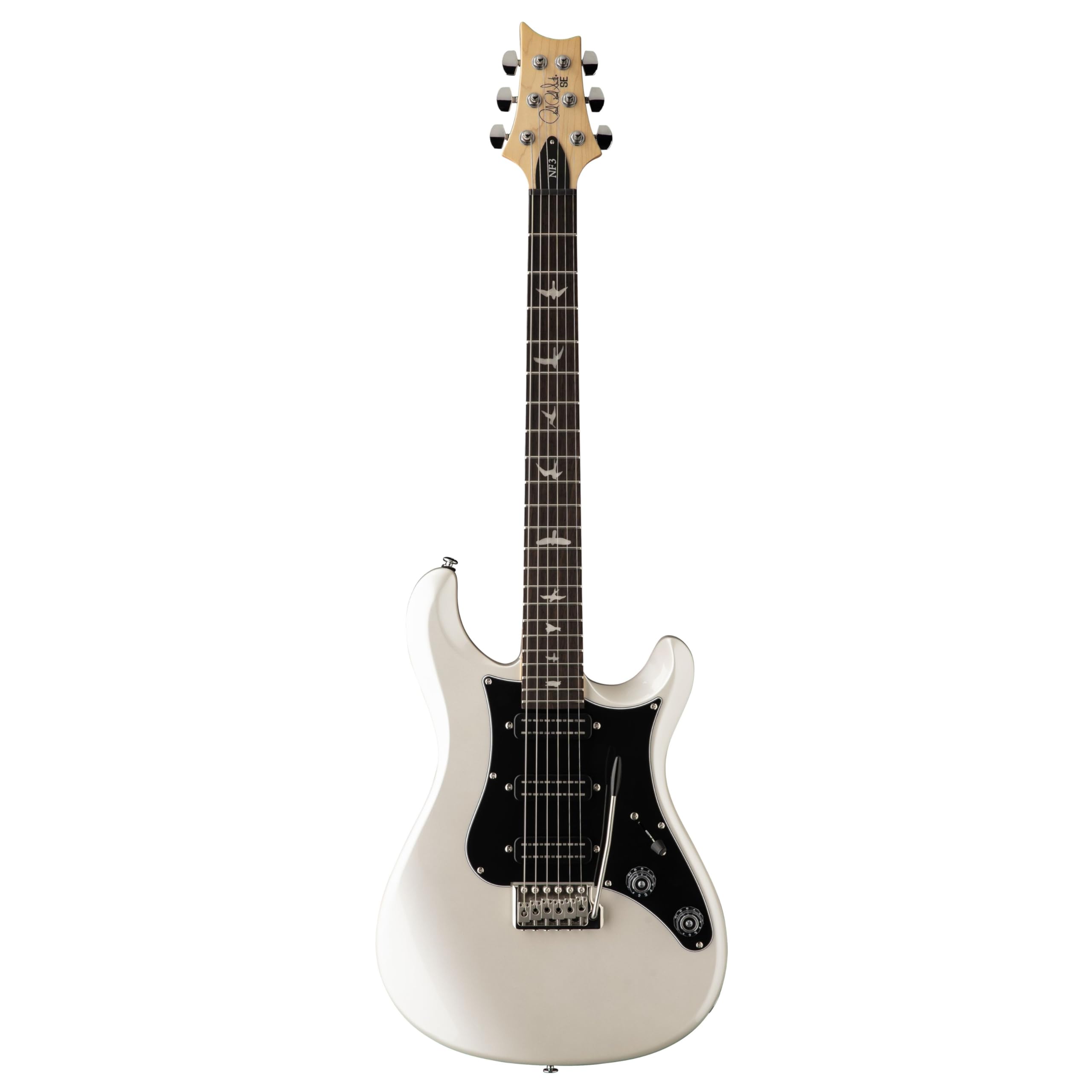 Amazon.com: PRS SE NF3 Rosewood Fretboard, Pearl White with Gig