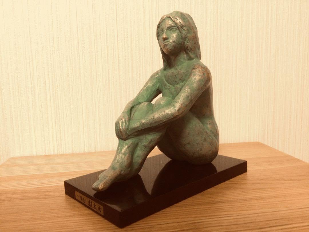 Amazon.co.jp: ◉彫刻家◉植木 力◉真作保証限定品◉ブロンズ像