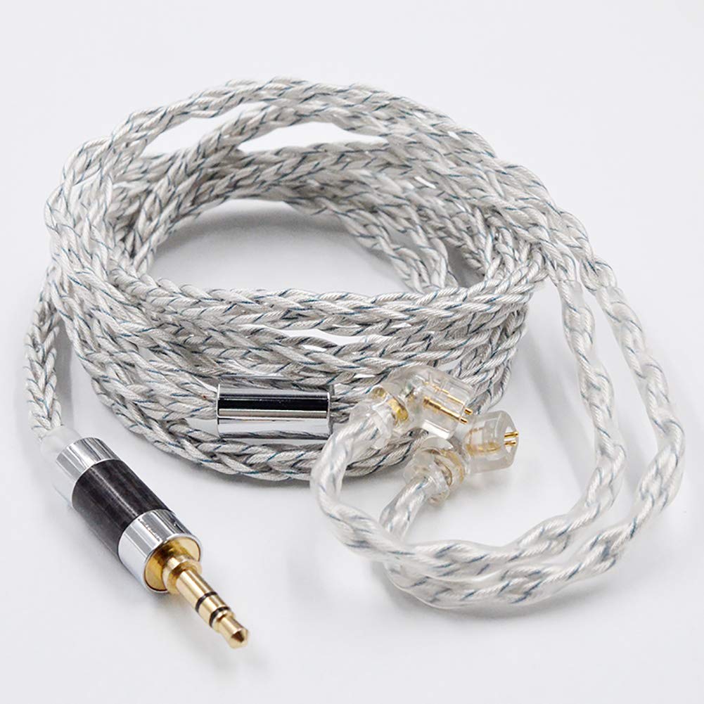 Amazon.com: erjigo KZ Silver/Blue Hybrid (784 cores) Upgrade Cable