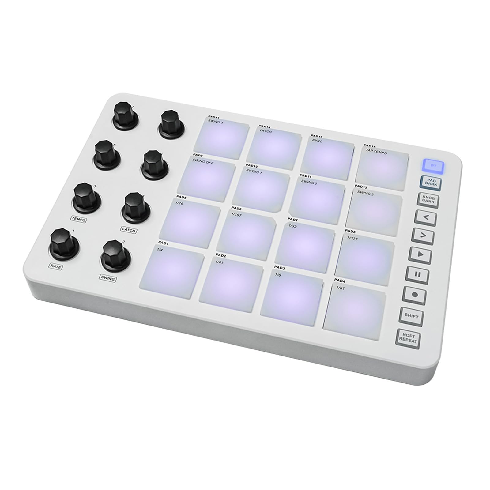 Amazon.co.jp: Duangu MIDIコントローラー ストライクパッド RGBバック