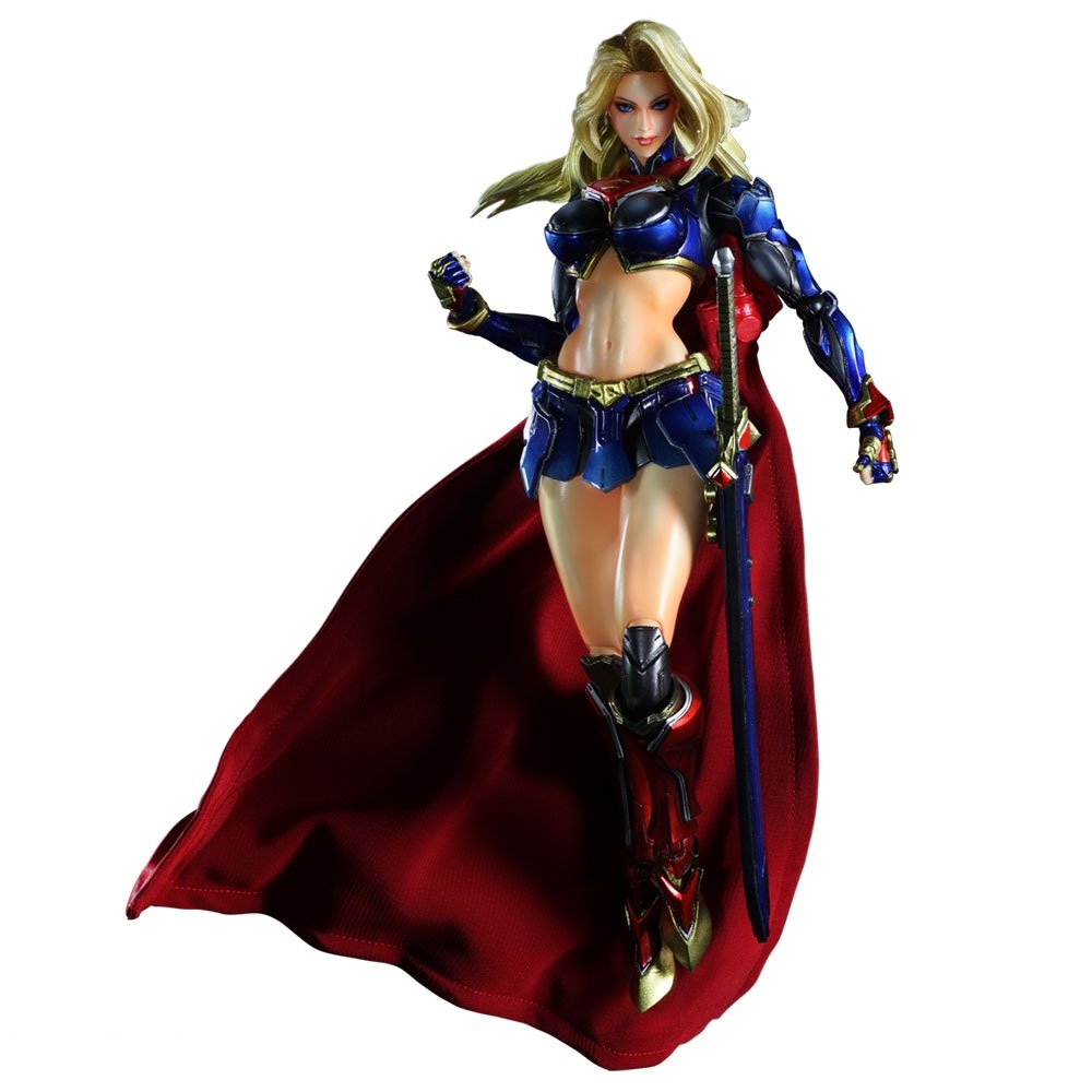 Amazon.co.jp: DC Comics VARIANT PLAY ARTS改 スーパーガール(PVC塗装