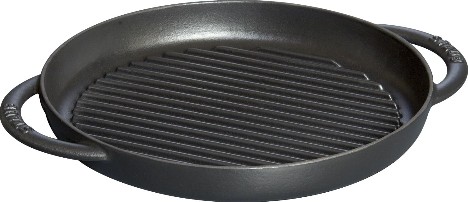 Amazon｜staub ストウブ 「 ピュアグリル ラウンド ブラック 26cm