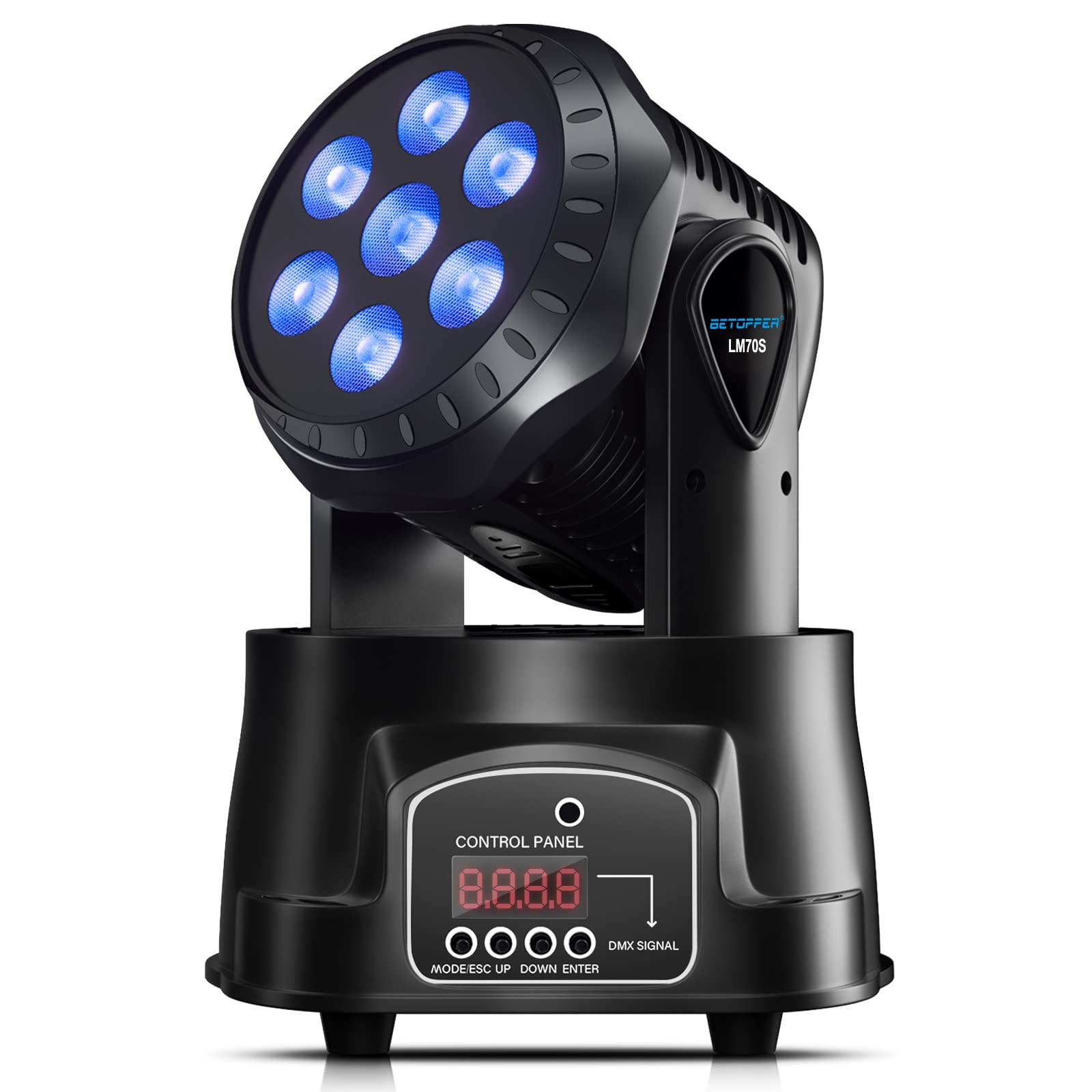 Amazon.co.jp : BETOPPER ムービングライト 7x8W RGBW LED 舞台照明