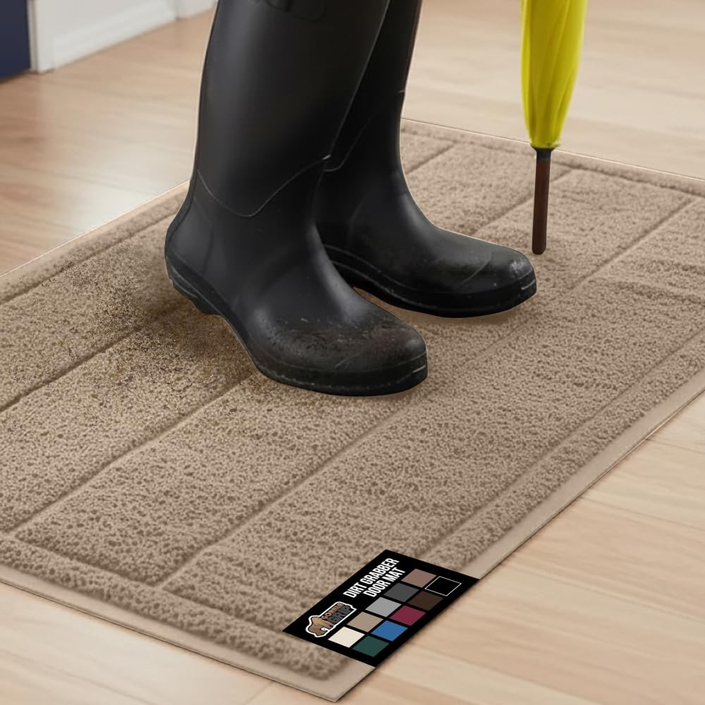 Amazon.com: GORILLA GRIP Dirt Grabber Front Door Mat, 35x23 Heavy