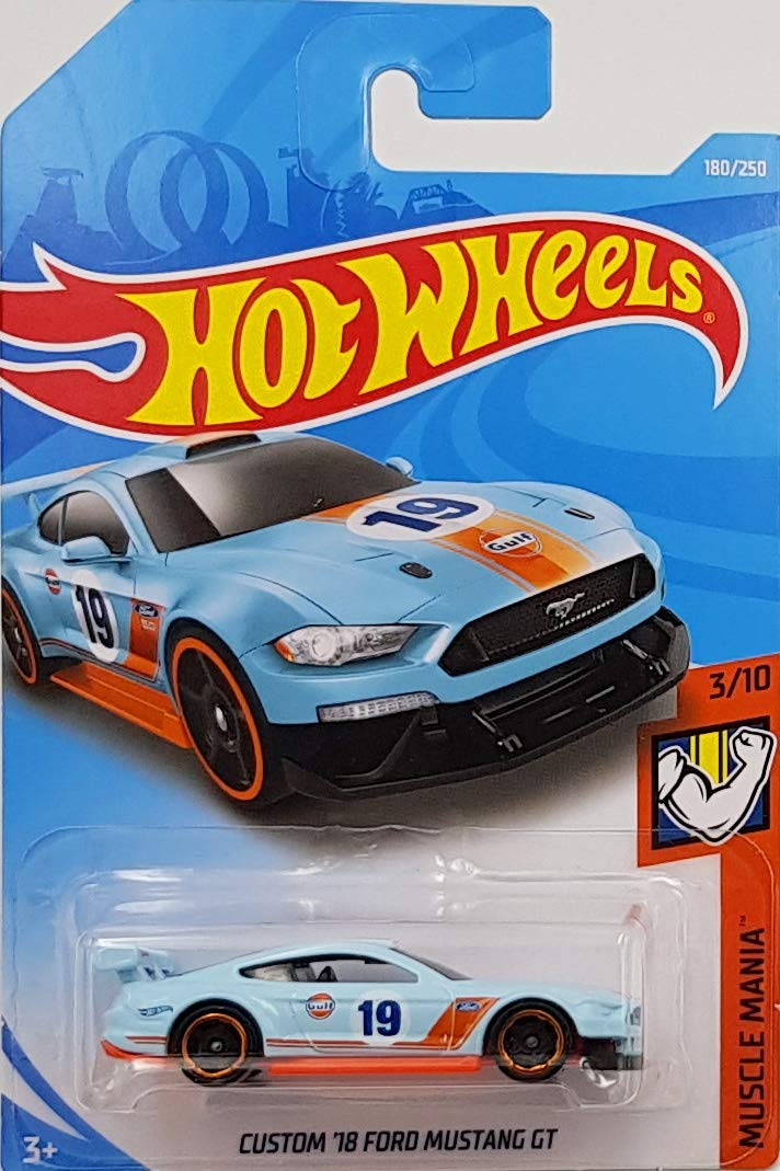 Amazon.com: Hot Wheels 2019 Muscle Mania Custom '18 Ford Mustang