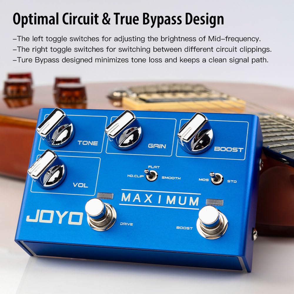 Amazon.com: JOYO Overdrive Pedals R Series Dual Channel Pedal