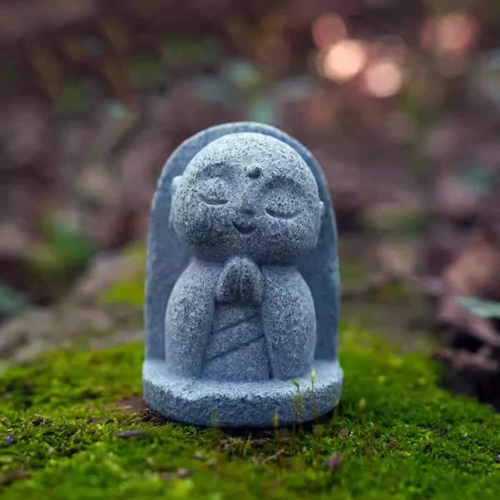 Amazon.co.jp: 癒しのお地蔵さん 置物 みかげ石 かわいい 御影石のお