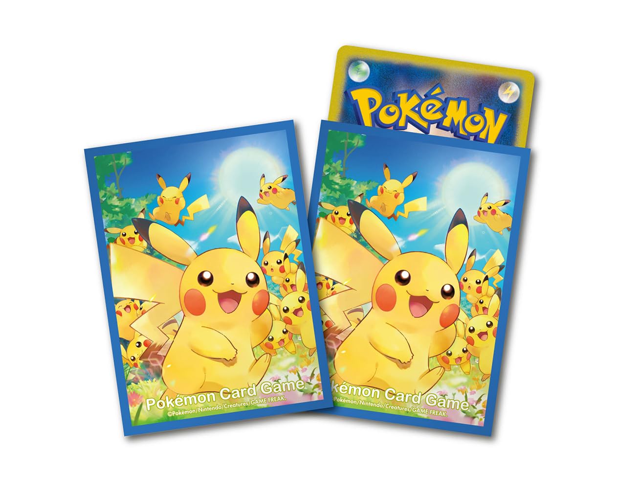 Amazon.co.jp: ポケモンカードゲーム デッキシールド ピカチュウ大集合