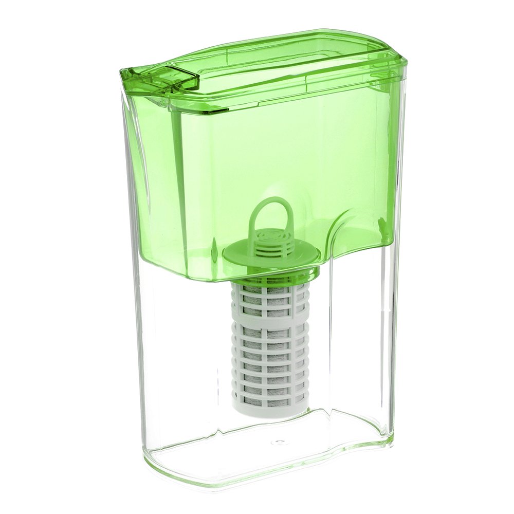 Amazon | ガイアの水135 ポット型浄水器（カートリッジ付） (グリーン