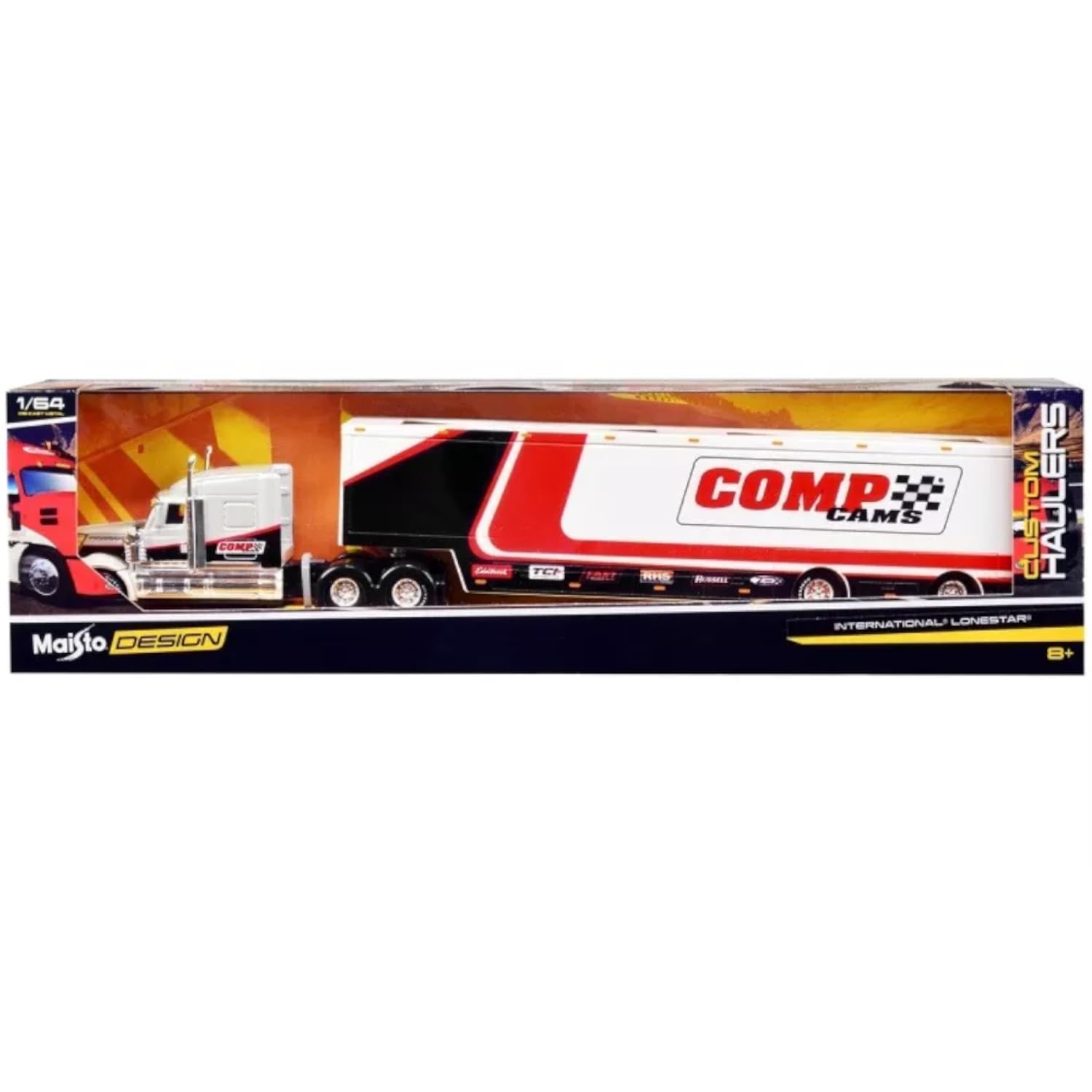 Amazon | Maisto（マイスト） 1/64 トレーラートラック コンプカムズ