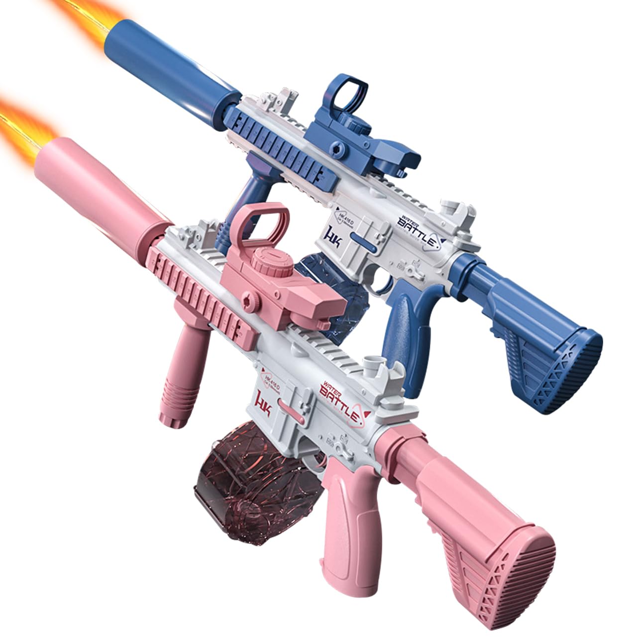 Amazon | Climax Toy ピンク 2024 M416 電動 水鉄砲 LEDライト 日本語