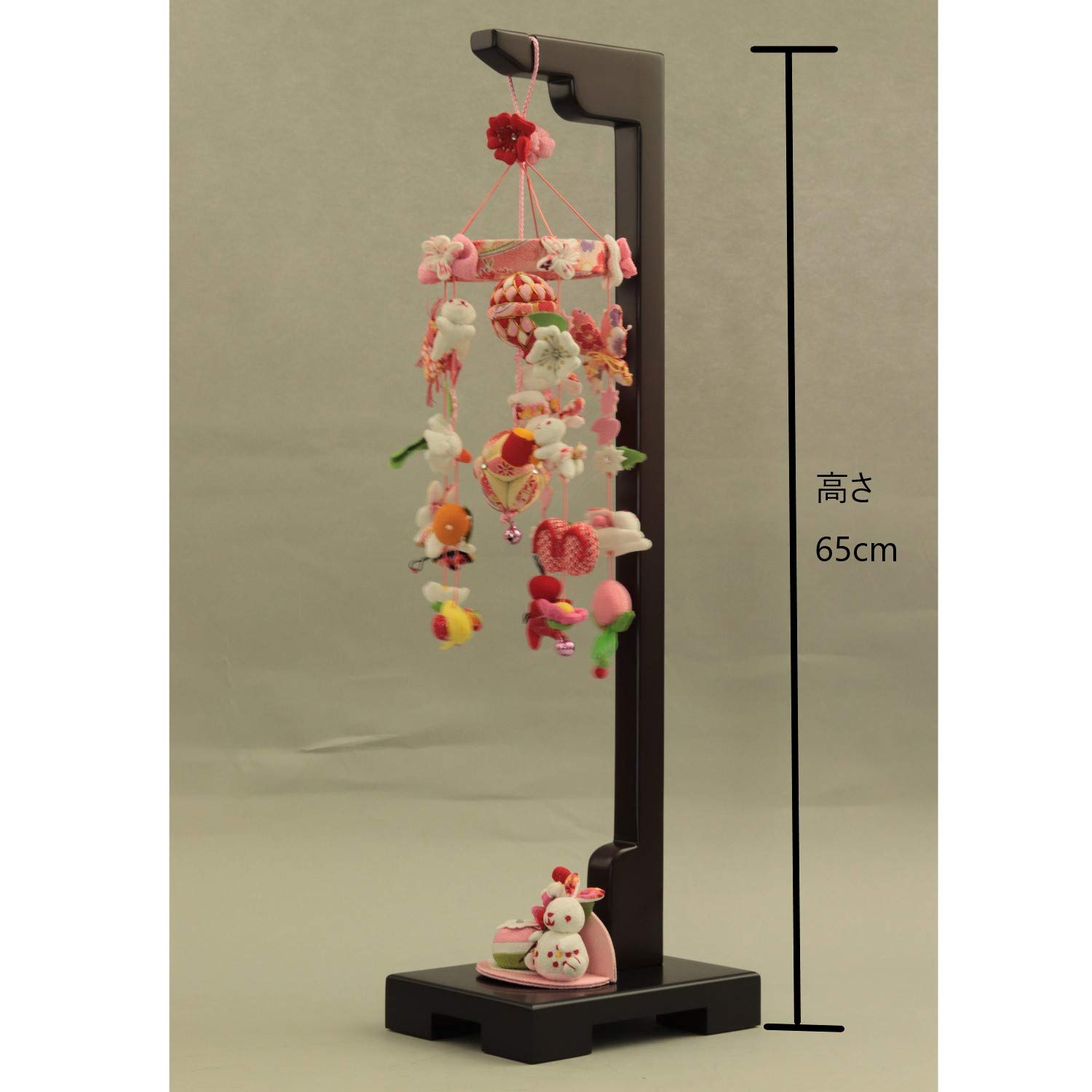 Amazon | つるし雛 つるし飾り 雛人形 夢うさぎ 小サイズ (高さ65cm