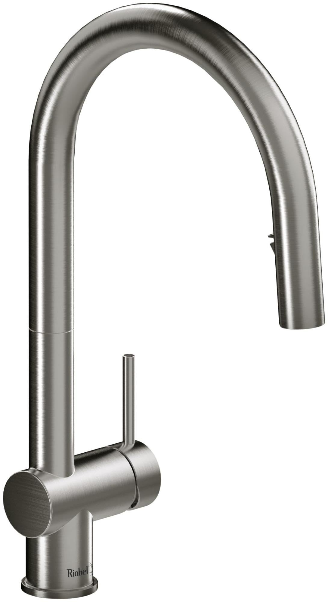 Riobel AZ201SS - Azure kitchen faucet with spray, Stainless Steel